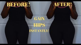 How To Get BIGGER HIPS INSTANTLY Curvy Girl Hack WITH NO EXERCISE/SURGERY