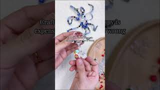 CHEAPER Than Therapy diy octopus suncatcher #shorts
