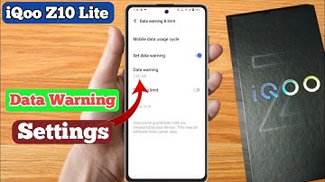 how to off data warning in iqoo z10 lite, iqoo z10 lite data warning problem, iqoo z10 lite data