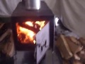 Knico alaskan wood stove in my 5 man arctic tent winter camping