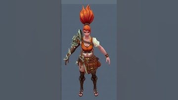 3d Character for game #3d #gamedev
