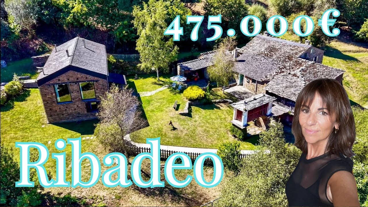 🏡Casas de piedra en Ribadeo🏖️ 8.000m2 jardin 🌳🍁, #galicia #casaenventa 475.000€ #casasbonitas 