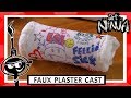 Art ninja  faux plaster cast  art for children