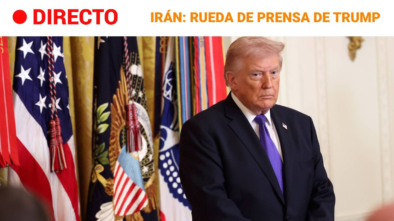 🔴 DIRECTO | TRUMP habla ante la PRENSA por primera vez desde el ATAQUE a IRÁN | RTVE Noticias