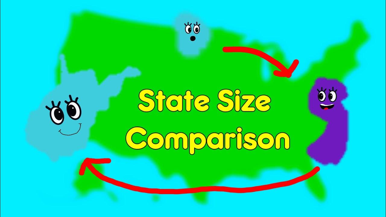 State Size Comparison - YouTube