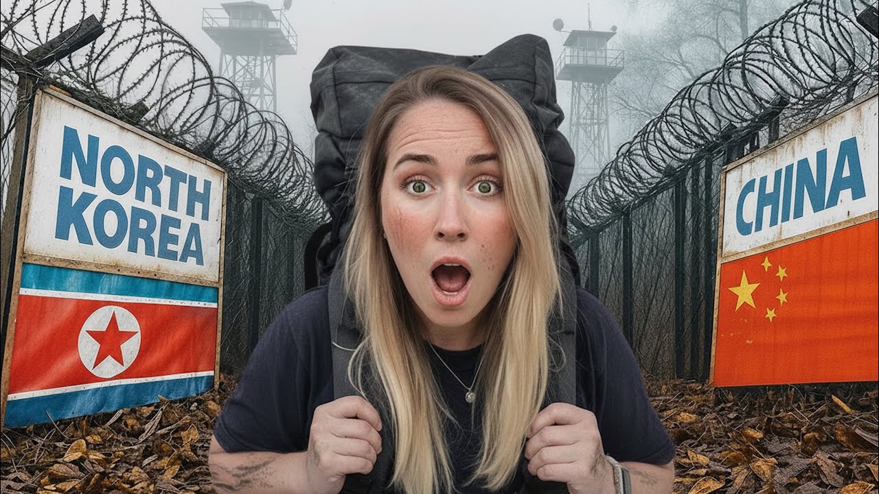 Мы вступили в запретный пограничный город Северной Кореи и Китая