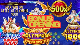 BONUS OPENING INSANITY‼️ MAX WIN ON GATES OF OLYMPUS 1000 screenshot 1
