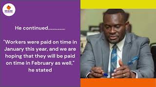 The government plays down reports that it is unable to pay salaries.