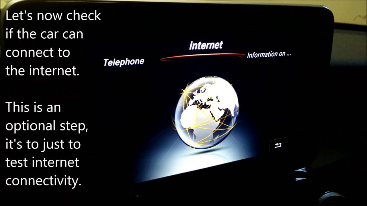 MercedesBenz CClass, search Google Maps on PC or tablet, then send a