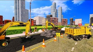 New York City Road Construction: construction game | Level 1 screenshot 3