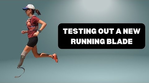 Testing out the Fillauer Obsidian running blade