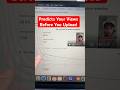 DO THIS To Predict Your Views BEFORE You Post on YouTube Shorts #shorts