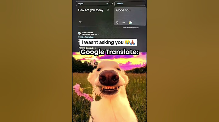 Google translate be like