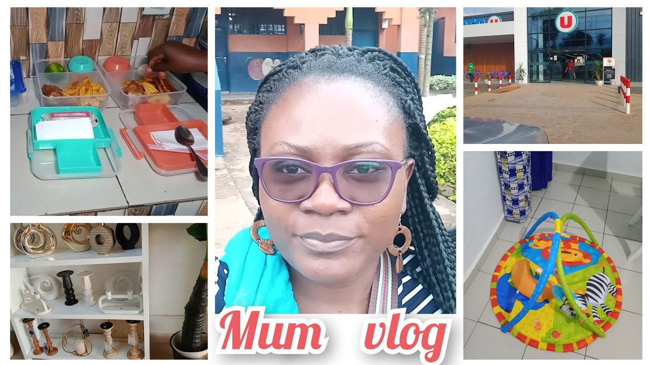 MOTIVATION VIE DE MAMAN/ SUPER U à YAOUNDÉ/ MINI RETOUR DE COURSE /ACHATS SOLDE POUR NOËL et autres