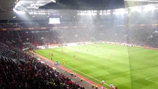 Leverkusen 0-1 Benfica (Festejos após o golo)