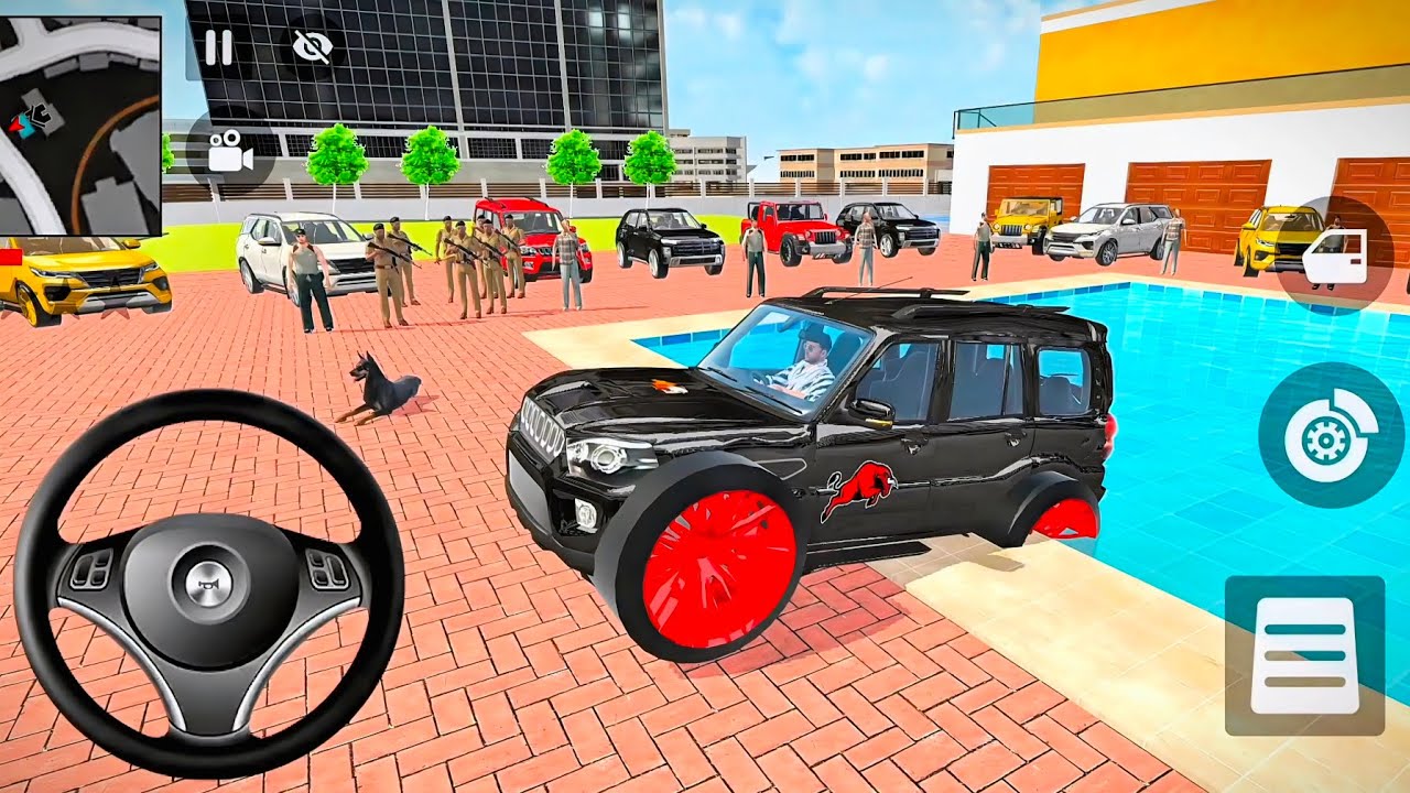 🤩Car Bike Game: Franklin Order In Indian Black Car And drives A Indian Police SUV Game🎯 Must watch