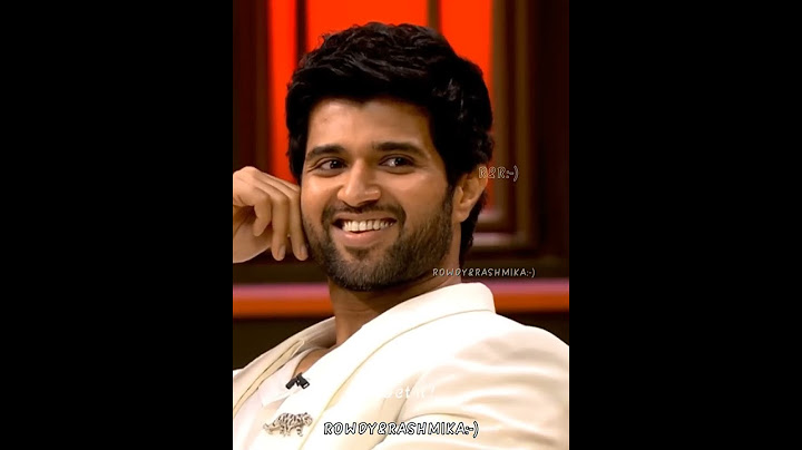 Vijay Deverakonda and Rashmika Mandanna 💓