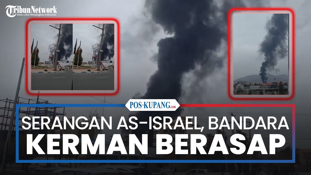 Bandara Kerman Berasap, Serangan Udara AS dan Israel di Iran selatan