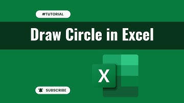 How to Draw Circle in Excel [2024]