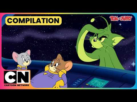 Tom and Jerry Go Galactic!🛰️😂| Tom and Jerry😺| Cat & Mouse | Classic Cartoon😁| @cnindia ​