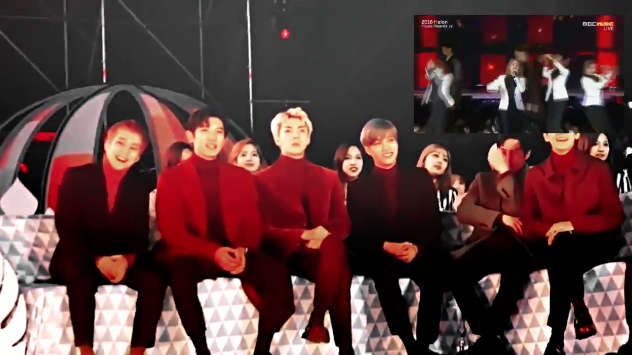 161119 MMA Hyper EXO reaction watching Mamamoo Stage YouTube