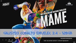 Galisteo Cobalto EmuELEC 128GB - 14.040 jogos - TX9/TX3 mini EmuELEC v3.4