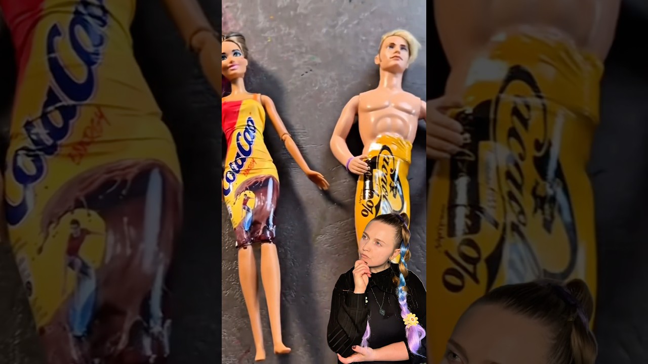 OMG!!!😱Sustainable lifehack🍼 plastic Barbie doll dress 👗 