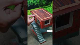 Twostory minihouse lets build #toyhouse #diy #minecraft #tinyhouse #miniature #buildcraft #tinybuild