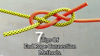 Top 7 Of End Rope Connection Methods. #Knots #Shorts