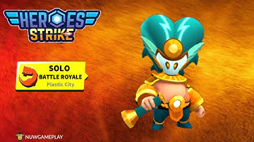 Heroes Strike - Gameplay Walkthrough Part 10 - Solo Battle Royale (iOS, Android)