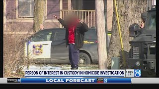 Person of interest in custody in woman's death