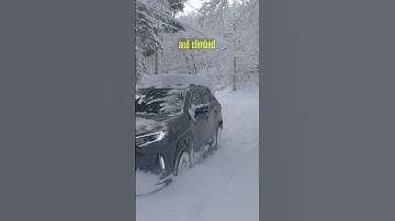 This Car Is An Absolute Beast In The Snow