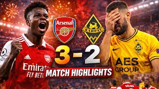🔥 Arsenal vs Kairat Almaty 3–2 | Match Highlights & All Goals 🔥