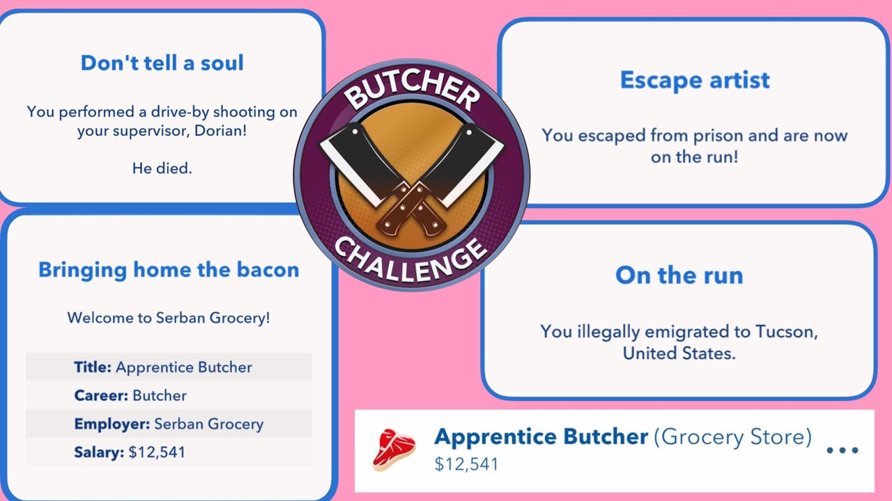 HOW TO COMPLETE THE BUTCHER CHALLENGE | become a butcher | escape ...