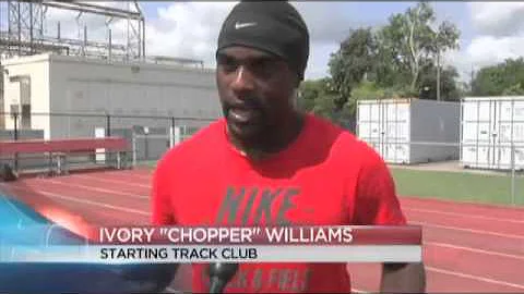 Local track star gives back to hometown