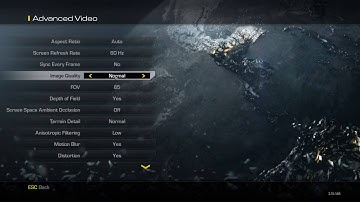 How To Change Image Quality In COD Ghost