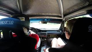 Honda Civic rally car first test runs on Kakucsring