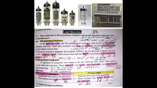 First and Second Generation Computers #vacuum #transistors #computerscience #viral 