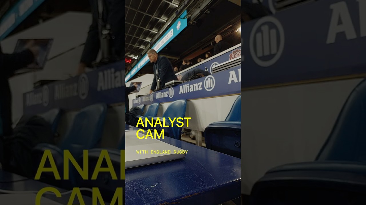 Analyst Cam with England Rugby #AppleatPlay