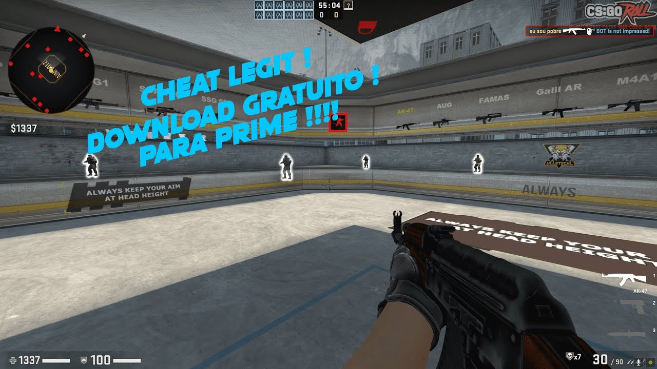 CS:GO : CHEAT LEGIT PARA PRIME !!! BEST LEGIT CHEAT DOWNLOAD !! FREE ...