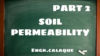 Soil Permeability Part 2