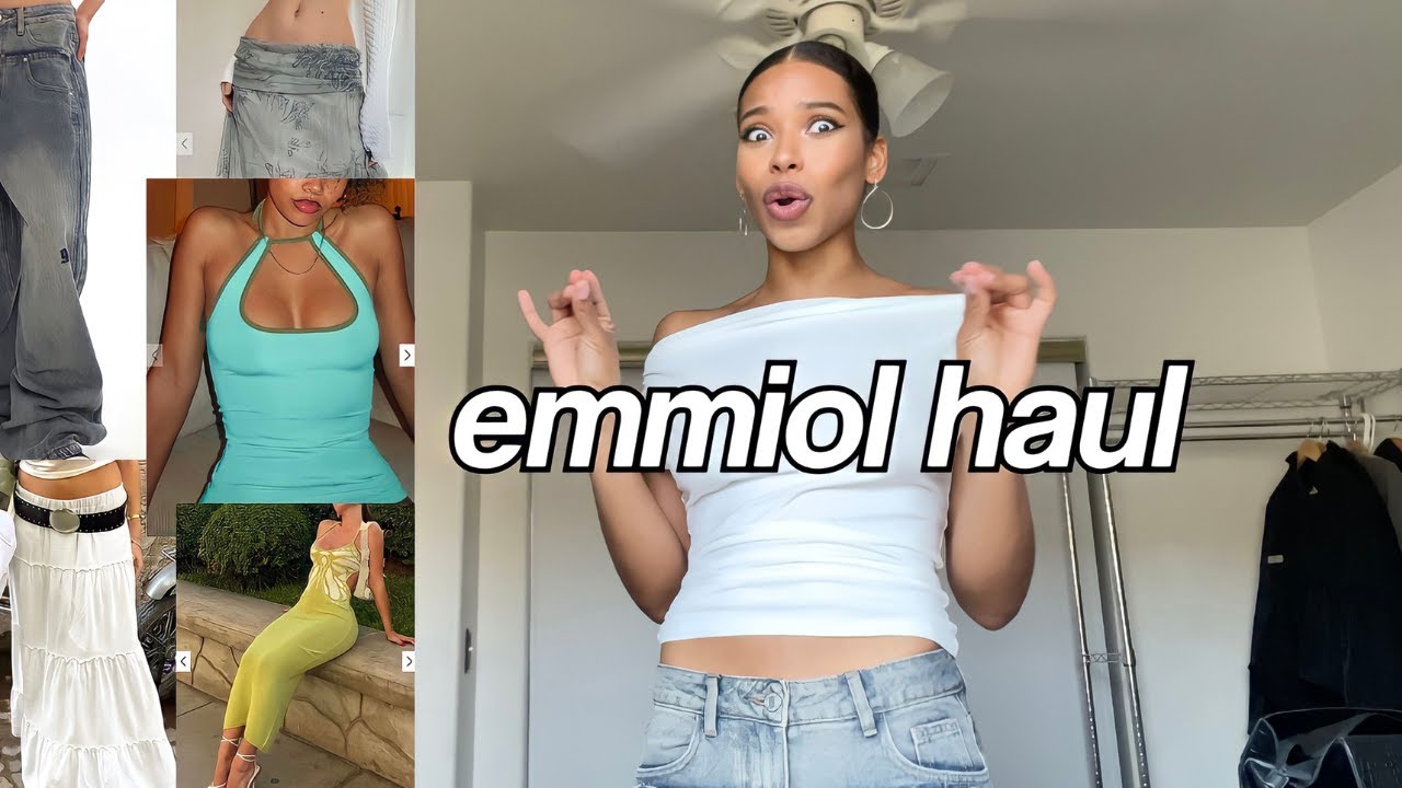 Emmiol Summer 2023 Clothing Haul - maxi skirts, baggy jeans, cute tops ...