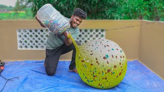 Filling Orbeez Balls In Monster Balloon Experiment…