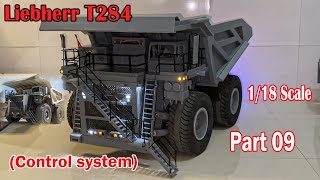 Homemade electrical system and lighting system, Liebherr T284, from PVC, scale 1/18 | Part 09