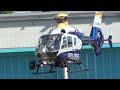 Quick takeoff and greetings from the co-pilot of police helicopter EC 135 #pilot #bp