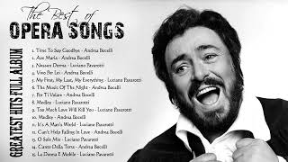 Andrea Bocelli, Luciano Pavarotti Greatest Hits -The Most Favorite Opera Songs All Time ❤ by Opera Music 592 views 3 days ago 57 minutes