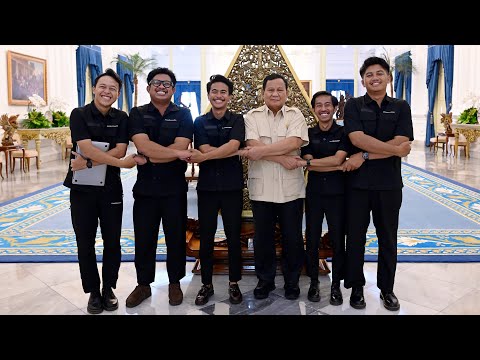 Presiden Prabowo Terima Pandawara Group, Istana Merdeka, 11 Maret 2025