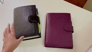 Planners I am currently using! Featuring VDS Janet Leather Black