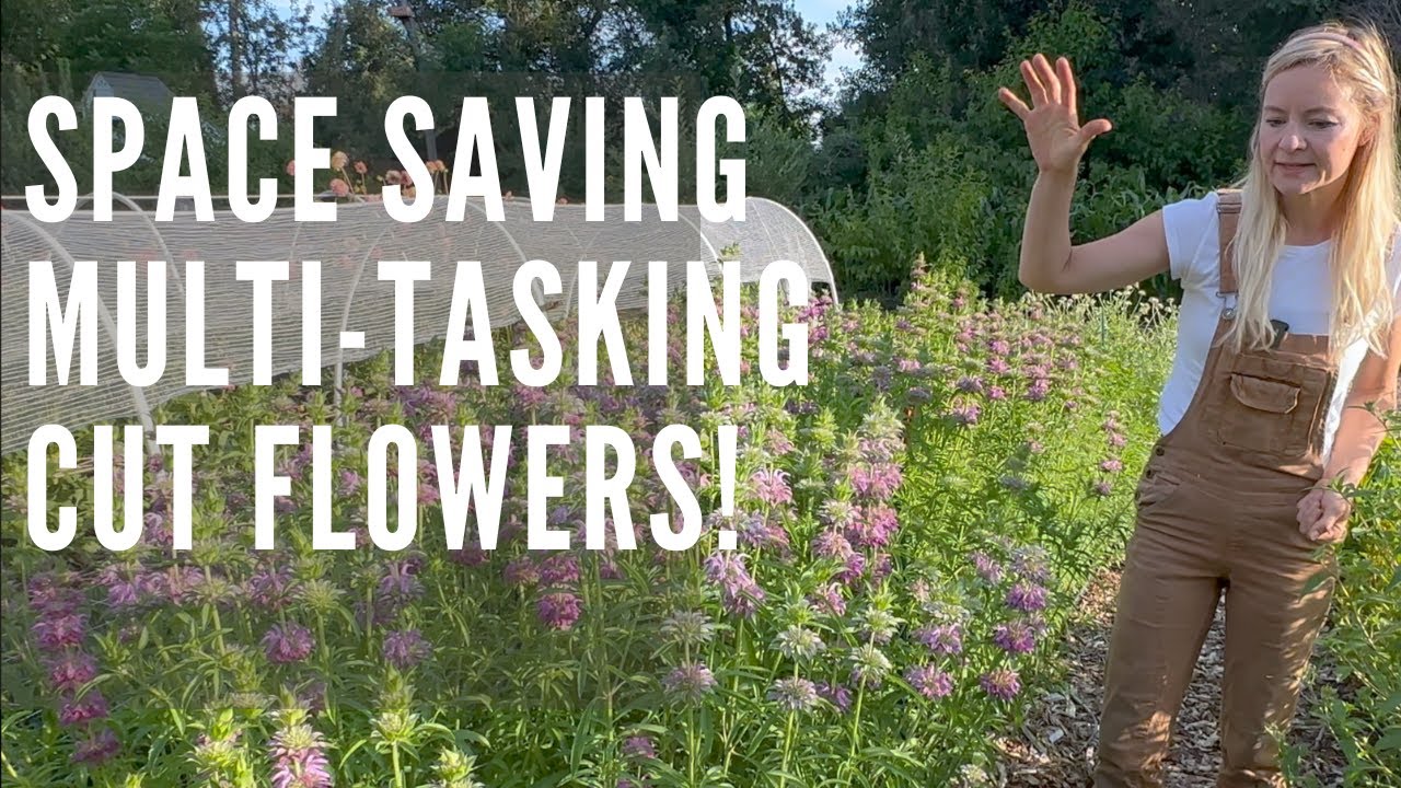SPACE SAVING Cut flowers that multitask as herbs in the garden!