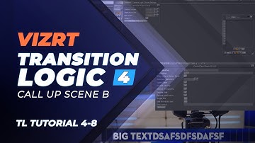 Vizrt Advanced Transition Logic Tutorial 4-8, Call Up Scene B